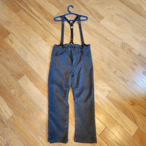 FORE Axel & Hudson Boys Pants with Detachable Suspenders